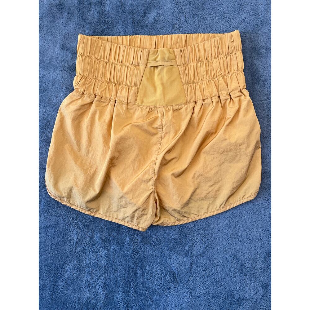 freePeople Movement CarpeDiem Lined Shorts Women’s  S/P Gym Yoga Outdoors Yellow